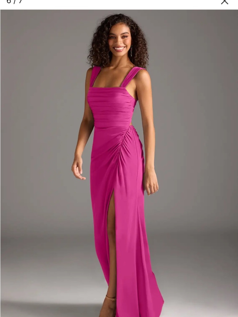 Azazie- New SZ L/XL Custom Size Style Jesaphine Fuchsia